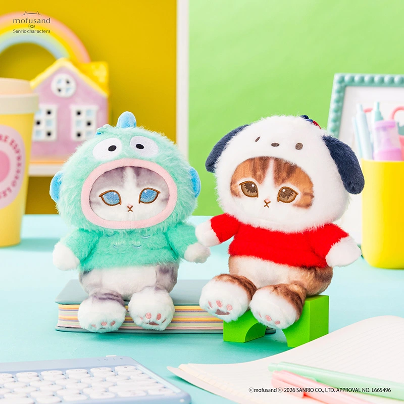 【mofusand×サンリオ】ハンギョドングッズも4/17(金)より順次発売🌟